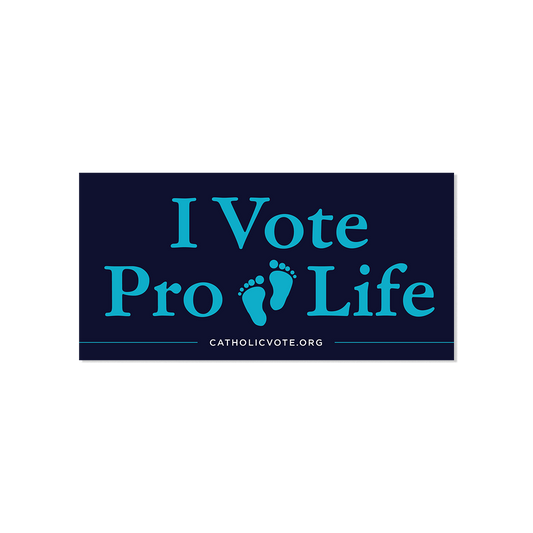 "I Vote Pro-Life" Bumper Sticker